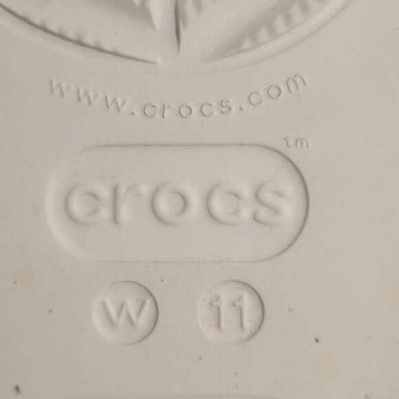 Crocs Women's Classic Platform Slide in White - Size 11 - Picture 5 of 8